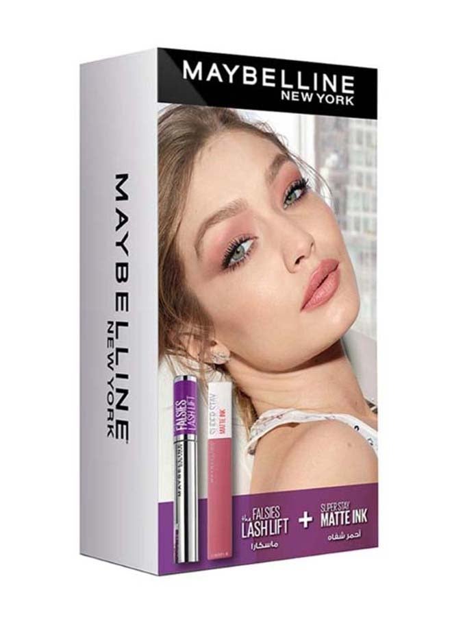 2-Piece SuperStay Matte Ink And The Falsies Lash Lift Mascara Set Multicolour