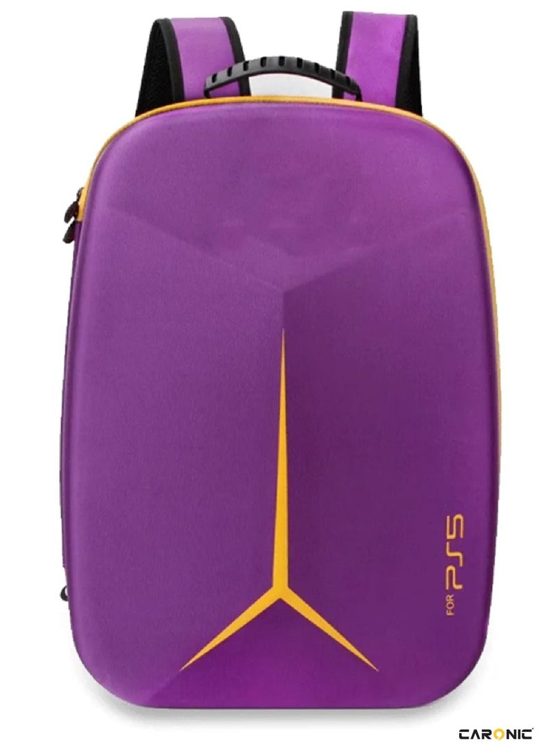 PS5 Carrying Case Travel Storage Bag Compatible with Playstation 5 Purple