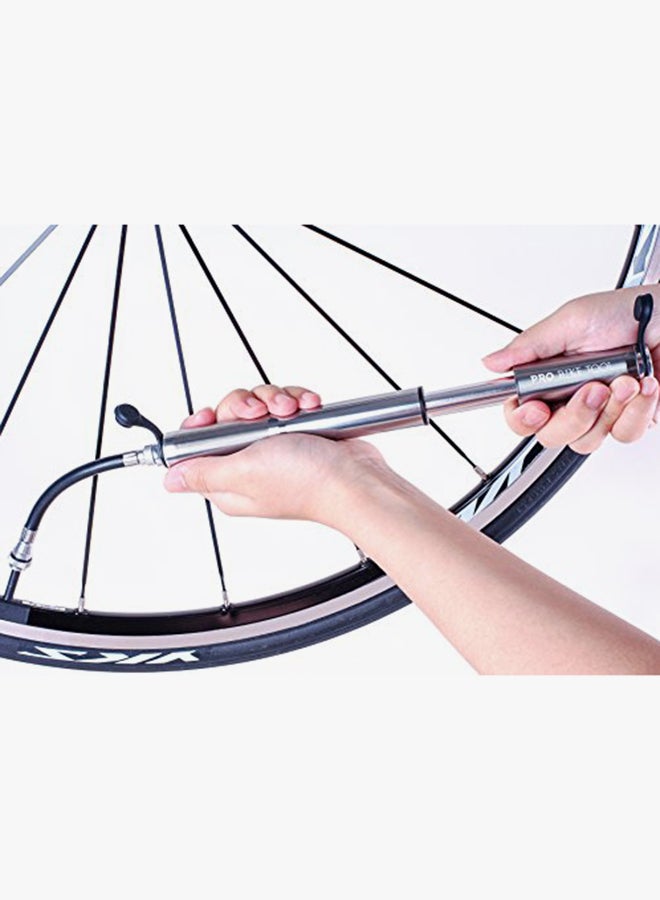 Tool Mini Bike Pump Fits Presta and Schrader 2.49x17.78x2.49inch