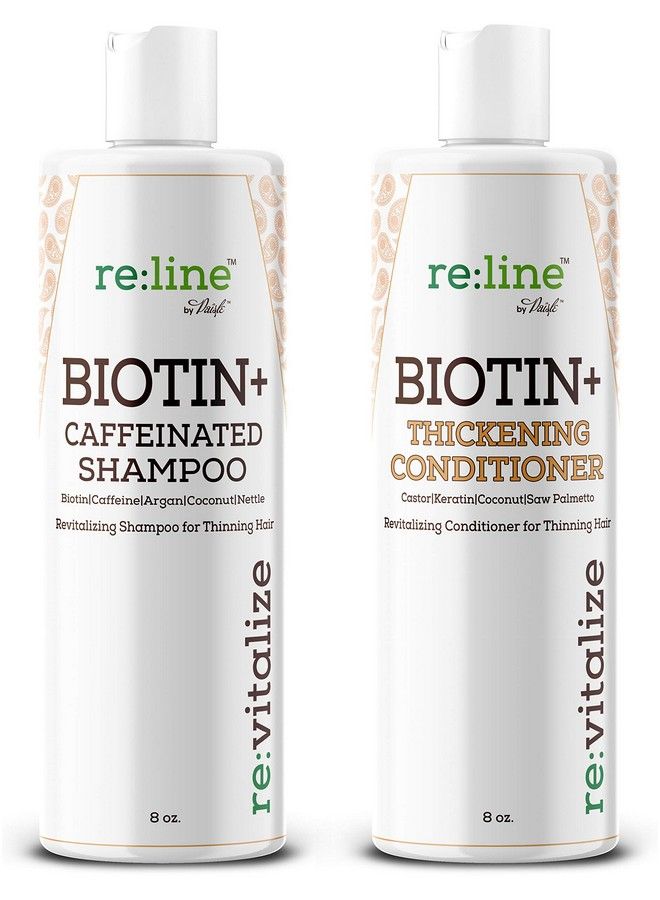 Biotin Dht Blocker Shampoo And Conditioner For Hair Growth Men Women Hair Loss Treatment Caffeine Shampoo With Biotin For Hair Growth Volume Shampoo Conditioner For Fine Hair Thickening Shampoo