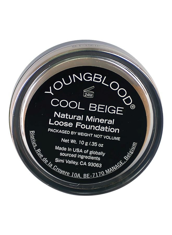 Natural Loose Mineral Foundation Cool Beige