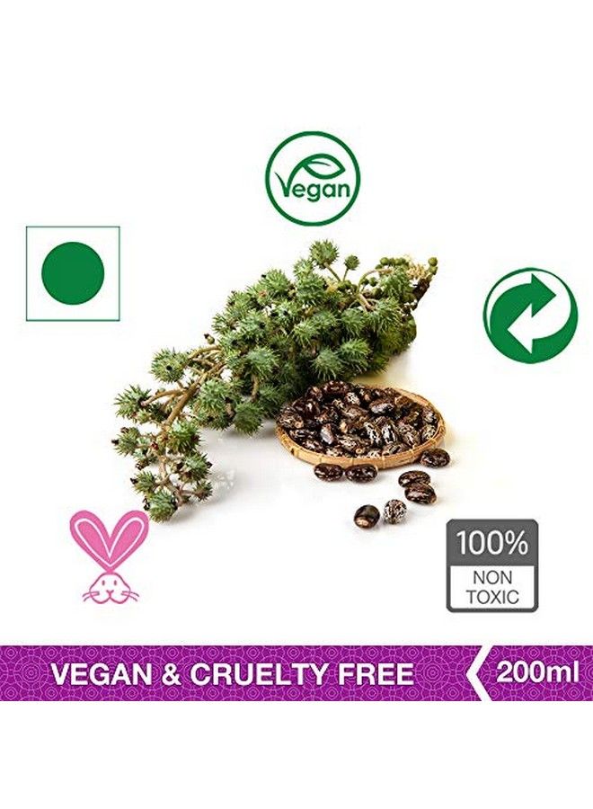 Organic Castor Virgin Oil Cold Pressed 200 Ml