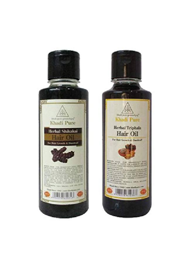 Shikakai & Triphala Hair Oil 210 ml (Pack of 2)