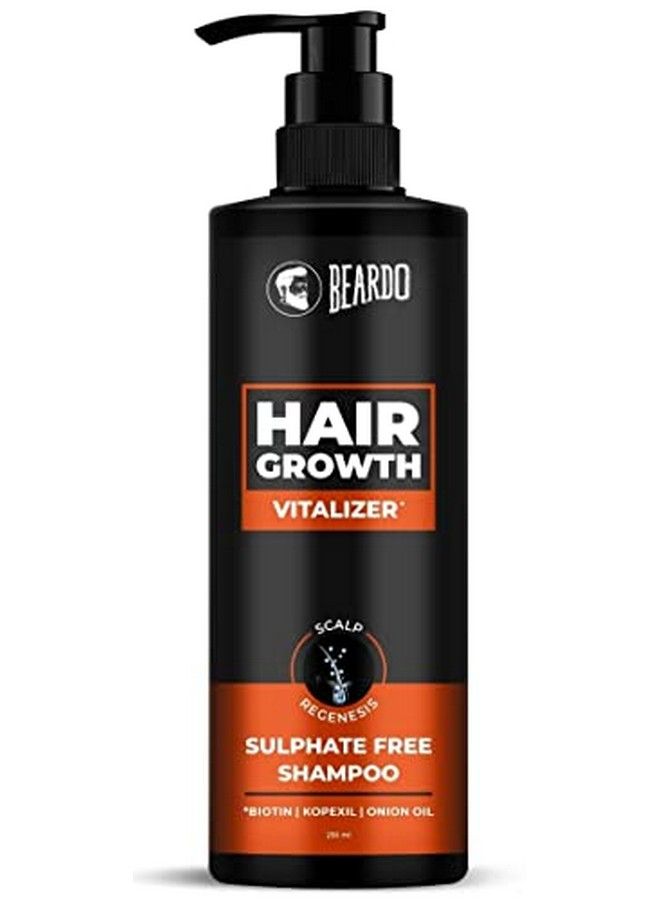 Hair Growth Vitalizer Shampoo For Men, 200 Ml ; With Biotin, Kopexil ; Promotes Hair Growth ; Reduces Hair Fall Control ; Sulphate And Paraben Free Shampoo ; Hair Fall Control Shampoo For Men