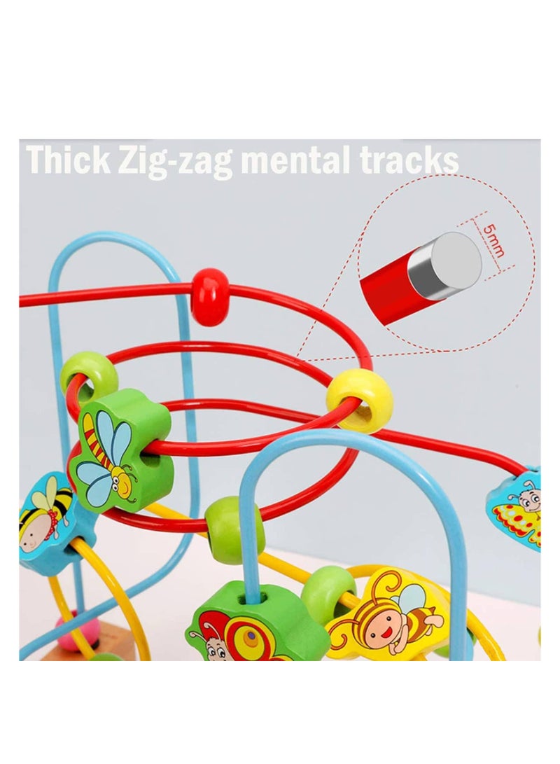 Factory Price Wooden Bead Maze Toys For Kids, Abacus Teaching Toys, Activity Montessori Kids Learning And Educational Toys