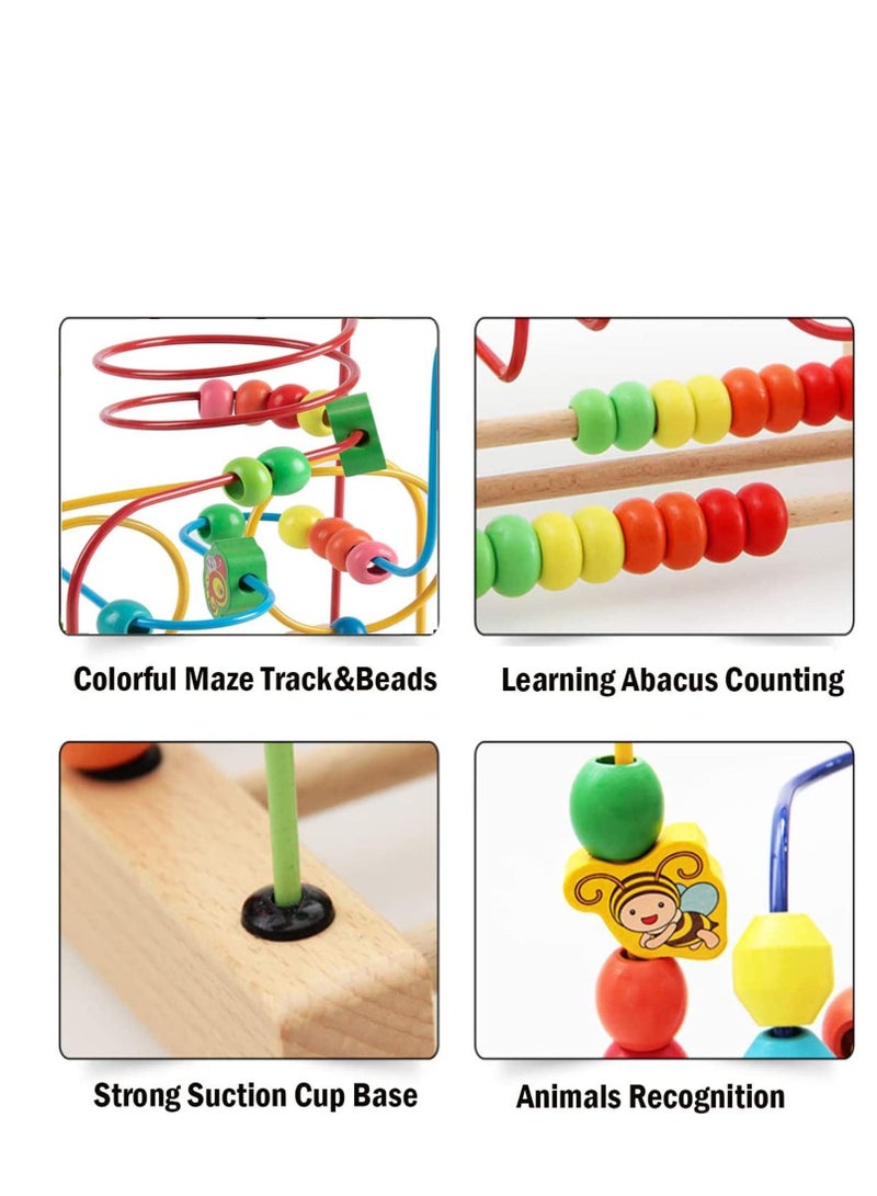 Factory Price Wooden Bead Maze Toys For Kids, Abacus Teaching Toys, Activity Montessori Kids Learning And Educational Toys