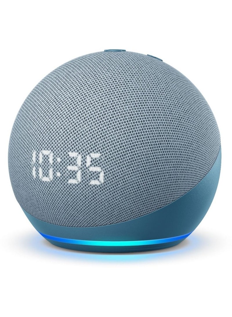 Dot 4th Gen Smart Speaker With Clock Supports Arabic Language