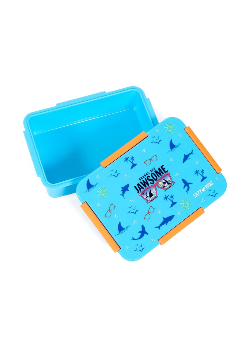 Lunch Box Set With BPA And Phthalates Free Material Jawsome - Blue