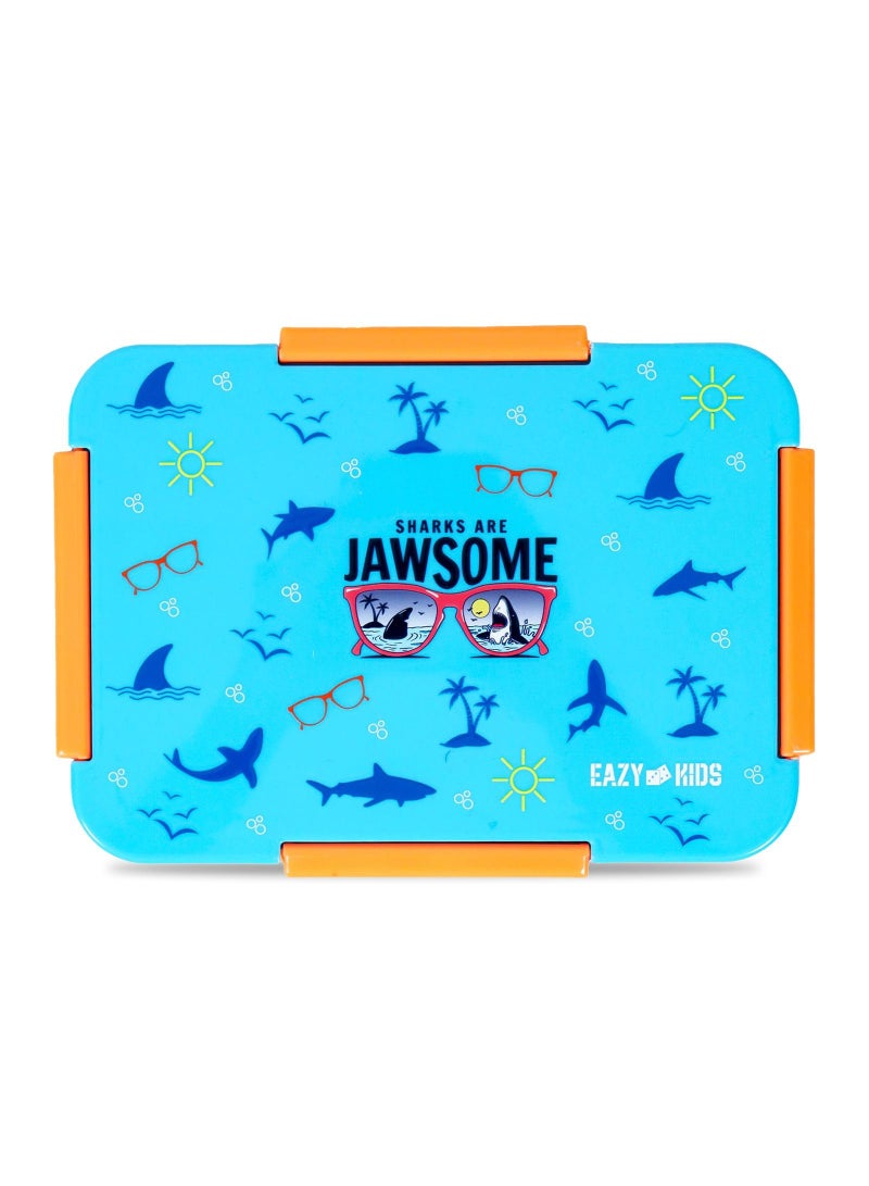 Lunch Box Set With BPA And Phthalates Free Material Jawsome - Blue
