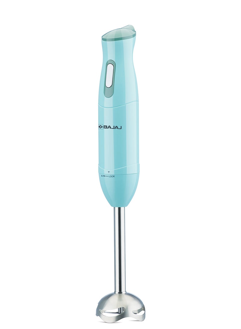 Hand Blender and Chopper Bowl with 300W Silent DC Motor, Stainless Steel Blade | Efficient for Blending, Mixing, Whipping, Chopping | Low Noise, Ideal for Smoothies, Soups, Purees HB 22 Blue