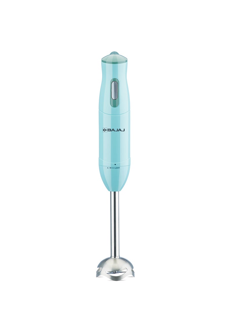 Hand Blender and Chopper Bowl with 300W Silent DC Motor, Stainless Steel Blade | Efficient for Blending, Mixing, Whipping, Chopping | Low Noise, Ideal for Smoothies, Soups, Purees HB 22 Blue
