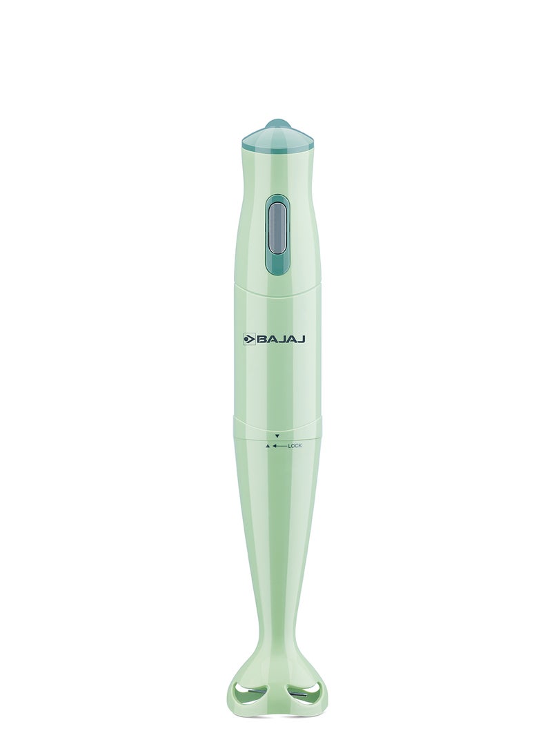 300W Hand Blender with Fixed Multipurpose Blade for Hassle-Free Blending, Detachable ABS Stem, Ergonomic Push Button, Penta Flow Breaker System | Efficient & Durable Design HB 20 Green