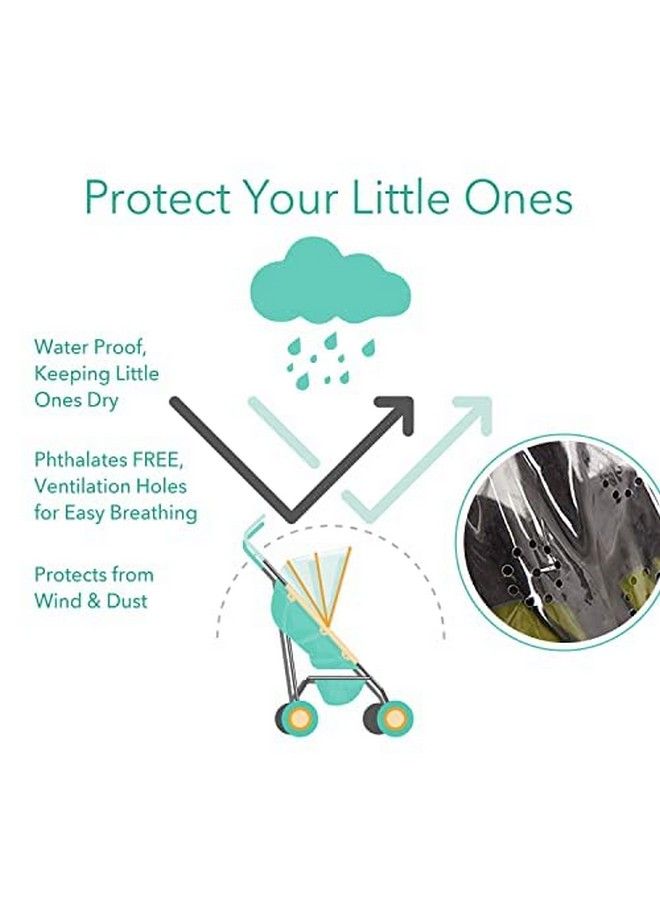 Sashas Rain And Wind Cover For Gb Pockit Plus Light Weight Stroller