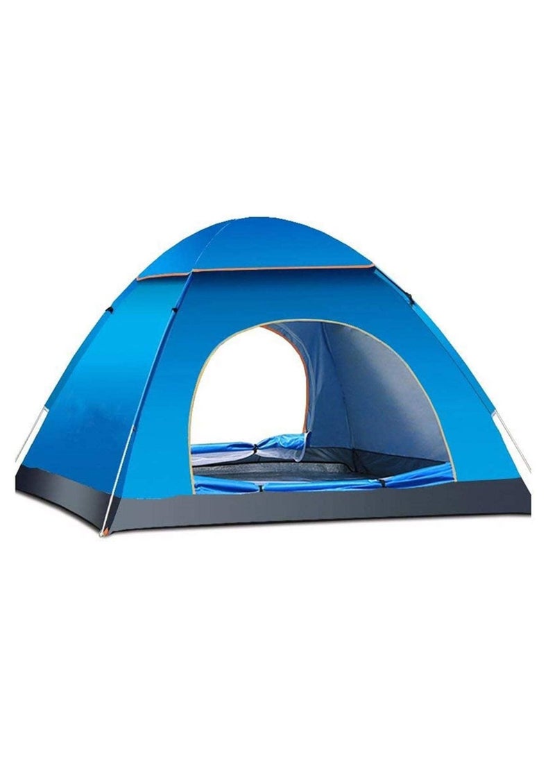 Kids Children Pop Up Play Tent Boy Girl Princess Castle Outdoor House Tent Portable - Blue