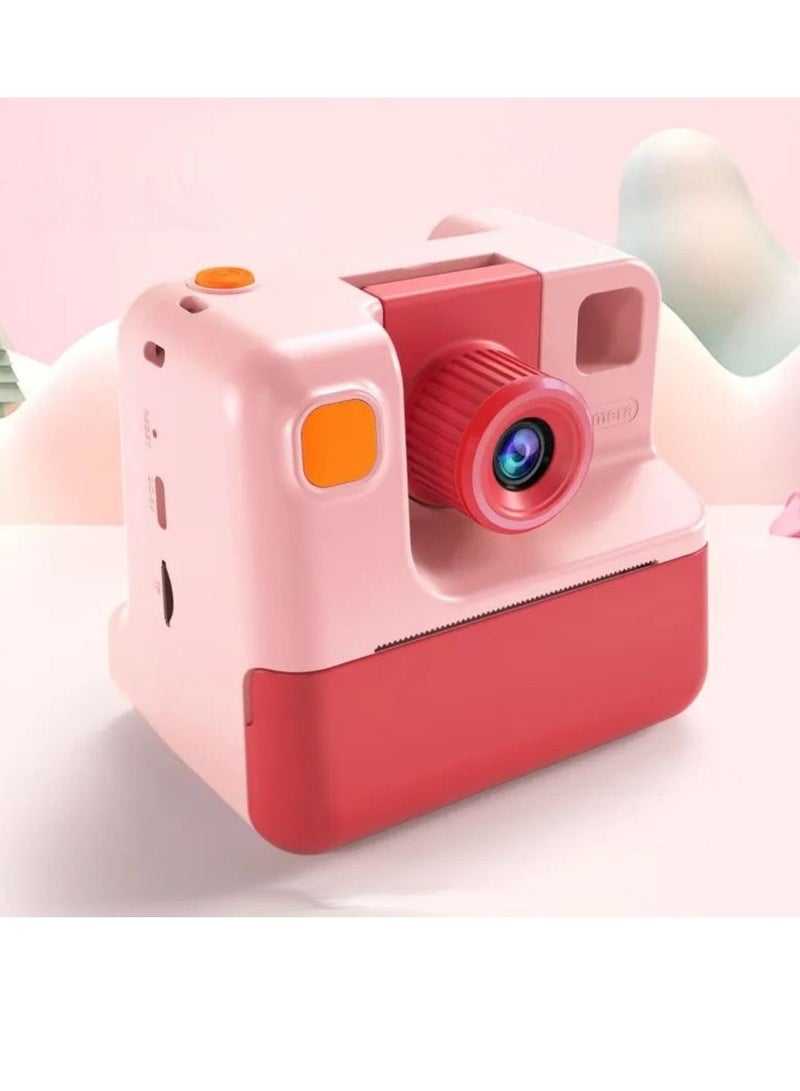 Kids Camera Instant Print Camera with TF Card Print Paper 26MP 1080P Camera 2.0
