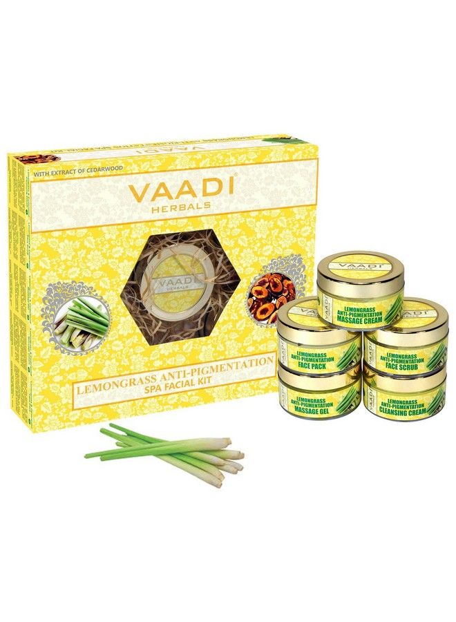 Lemongrass Anti Pigmentation Spa Facial Kit With Cedarwood Extract 270G
