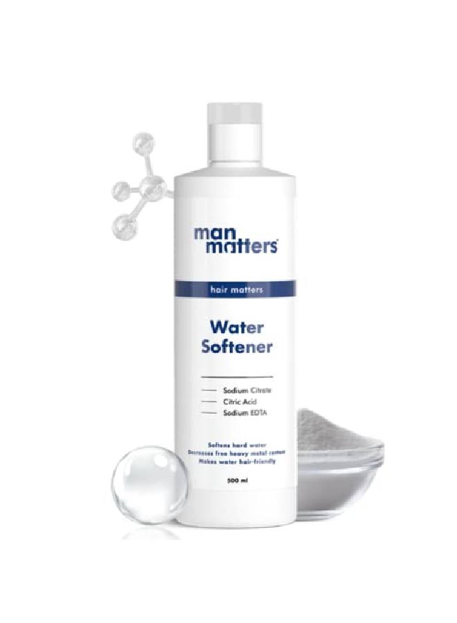 Water Softener 500ml | Instant Hard Water Softening Agent | Reduces Hair loss and Skin Itching | Disable Calcium and Magnesium | Maintains pH level of Bathing Water | Easy to Use Solution