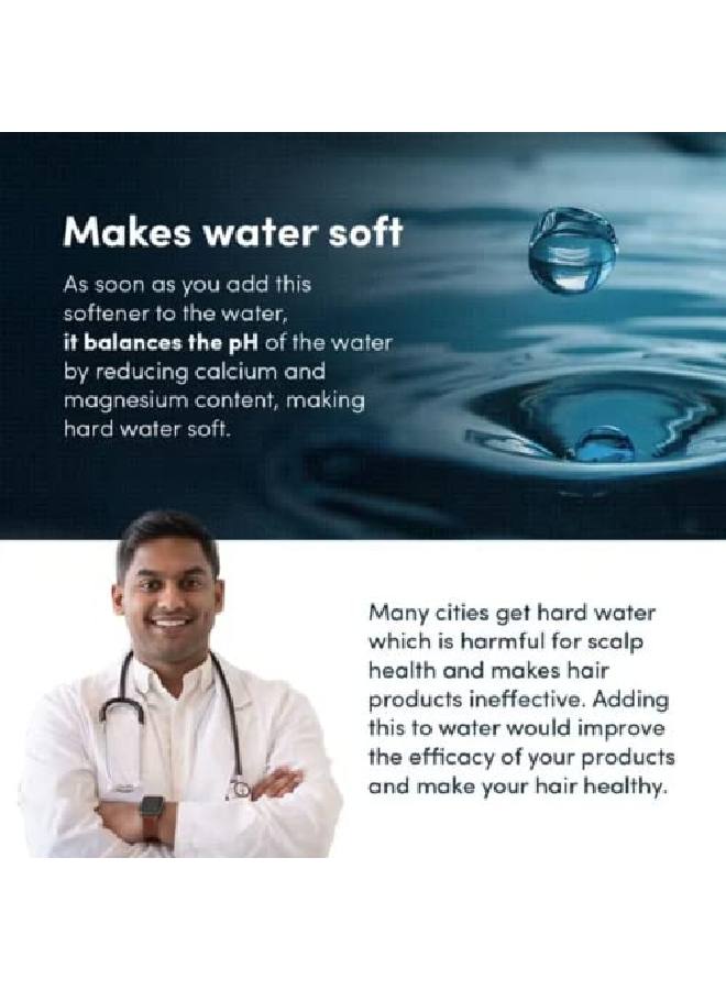 Water Softener 500ml | Instant Hard Water Softening Agent | Reduces Hair loss and Skin Itching | Disable Calcium and Magnesium | Maintains pH level of Bathing Water | Easy to Use Solution