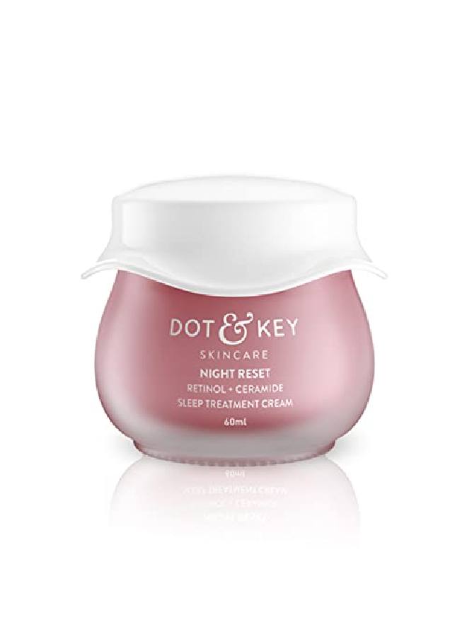 Retinol Night Cream For Women And Men | Anti Aging Cream For Face | Face Moisturizer With Hyaluronic Acid And Ceramides | 60ml