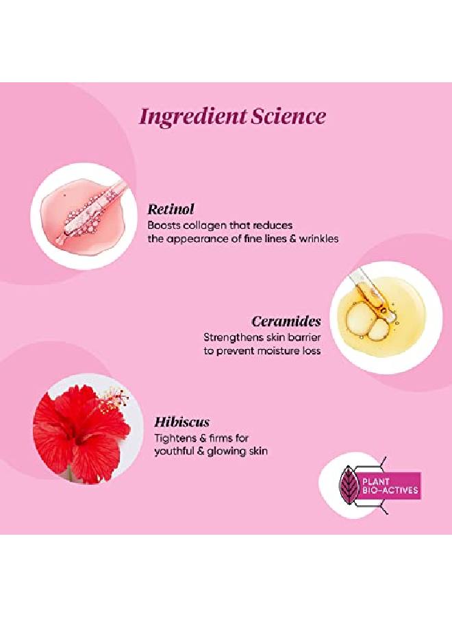 Retinol Night Cream For Women And Men | Anti Aging Cream For Face | Face Moisturizer With Hyaluronic Acid And Ceramides | 60ml