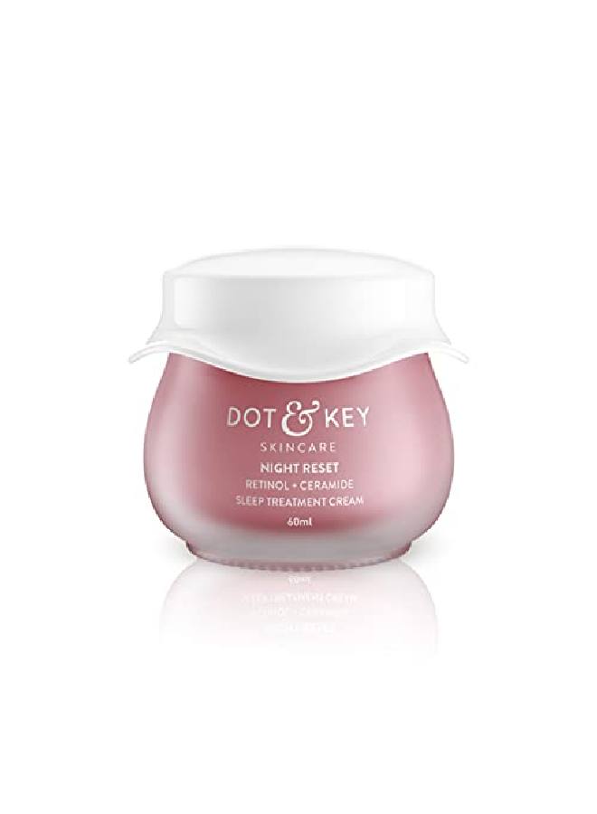 Retinol Night Cream For Women And Men | Anti Aging Cream For Face | Face Moisturizer With Hyaluronic Acid And Ceramides | 60ml