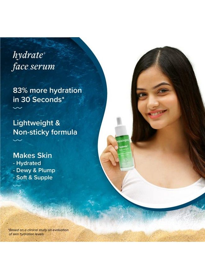 Hydrate+ Face Serum For Dewy & Plump Skin With Coconut Water & Hyaluronic Acid 30Ml