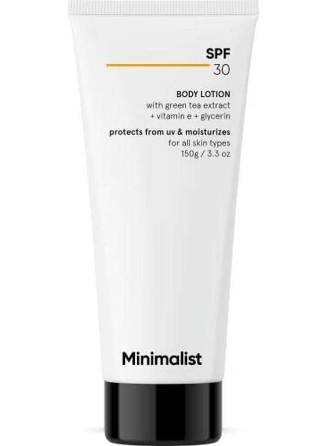 Spf 30 Body Lotion Uva & Uvb Protection ; Photostable ; Acne Safe ; Broad Spectrum Pa+++ Sunscreen ; For Men & Women ; 150 G