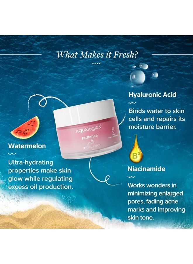 Radiance+ Jello Moisturizer With Watermelon & Niacinamide For Bright And Radiant Skin 50 G