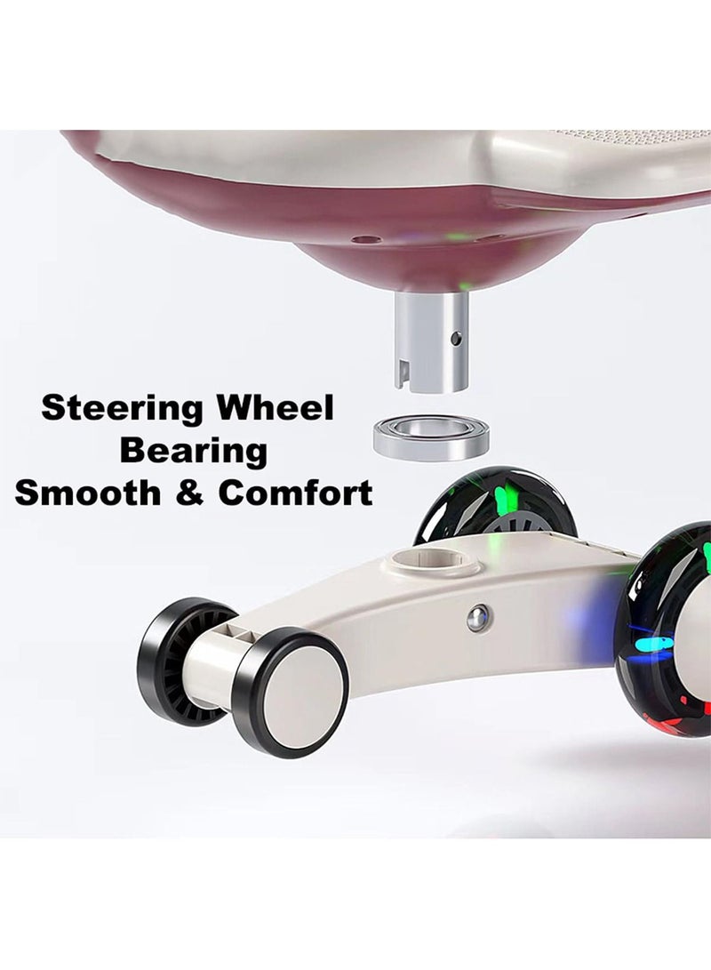 Kids Twist Swing Car Ride On Scooter car with Double Bearing Lighting Wheel Ultra Strong Heavy Duty Unique Design
