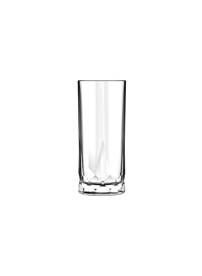 P02809 Connexion Long Drink, Pack Of 6, Clear, 430 Ml, Glass