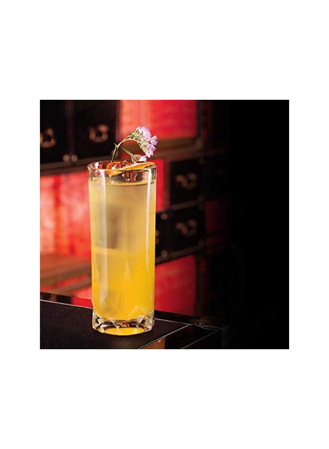 P02809 Connexion Long Drink, Pack Of 6, Clear, 430 Ml, Glass