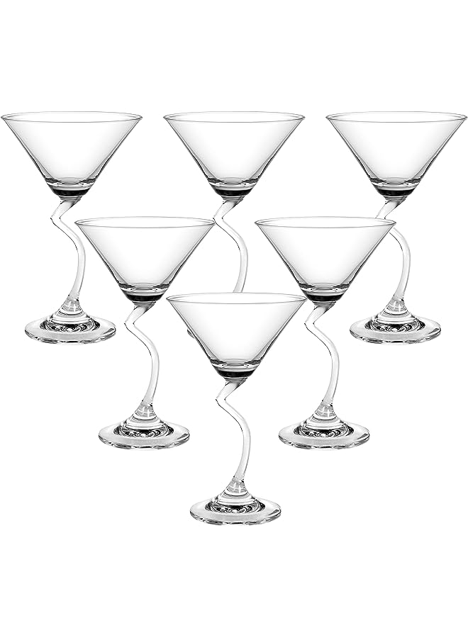 Salsa Cocktail Glass, Pack Of 6, Clear, 210 Ml, 521C07