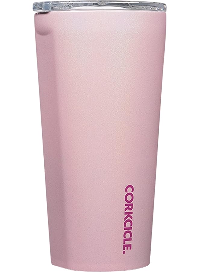Unicorn Magic 16 Ounce Stainless Steel Tumbler with Lid, Cotton Candy