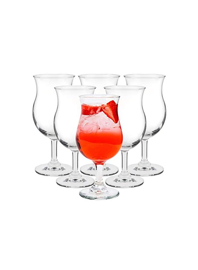 Cuba Poco Grande Cocktail/Mocktail Glass, Pack Of 6, Clear, 350 ML, 522H12