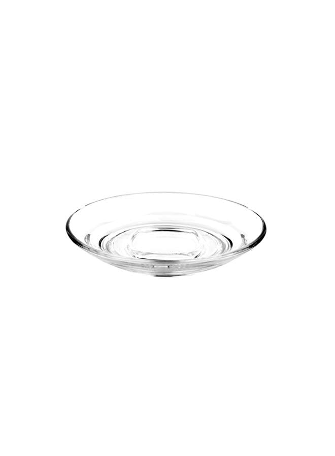 Caffe Saucer, 5.75 Inch, Pack Of 6, Clear, P02471