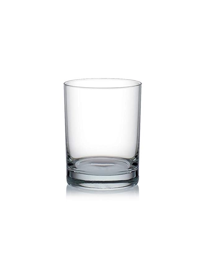 San Marino Double Rock Glass, Pack Of 6, Clear, 385 Ml, B00414