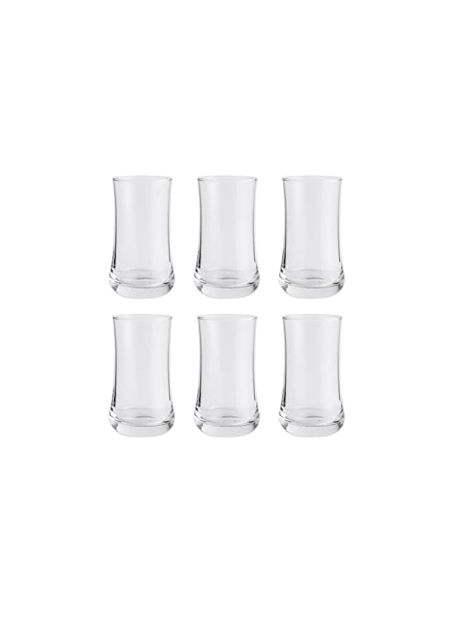 Aloha Hi Ball, Pack Of 6, Clear, 280 ML, B01709