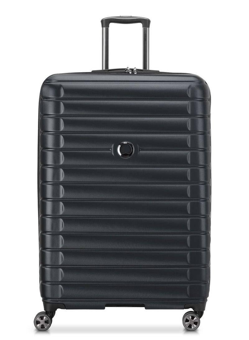 Delsey Shadow 5.0 70cm Hardcase 4 Double Wheel Expandable Check-In Luggage Trolley Black - 00287881900
