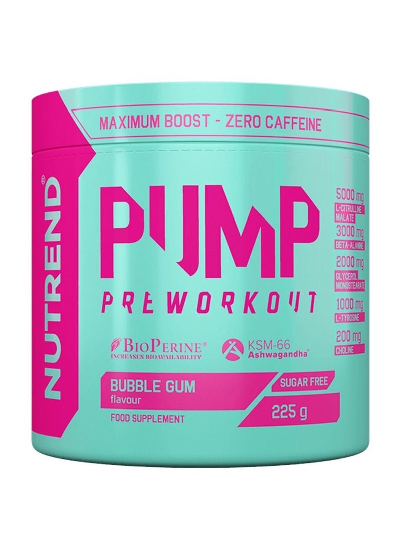 Pump Pre-Workout 225g NTD Bubble Gum