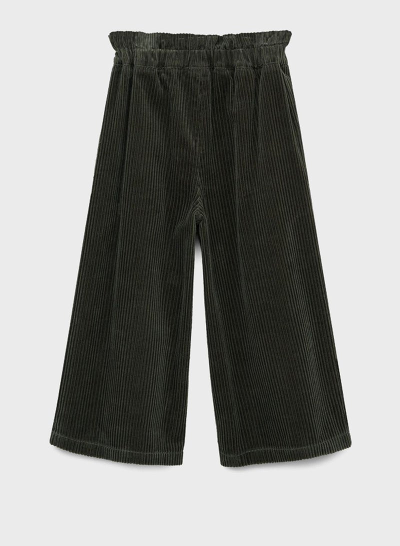 Kids Straight Hem Trousers