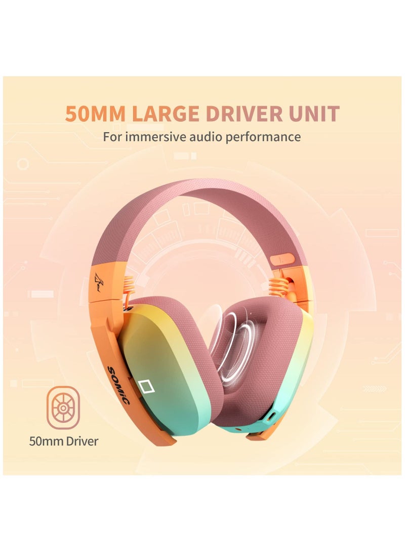 G810 Wireless Headset 2.4G for PC PS4 PS5 Laptop