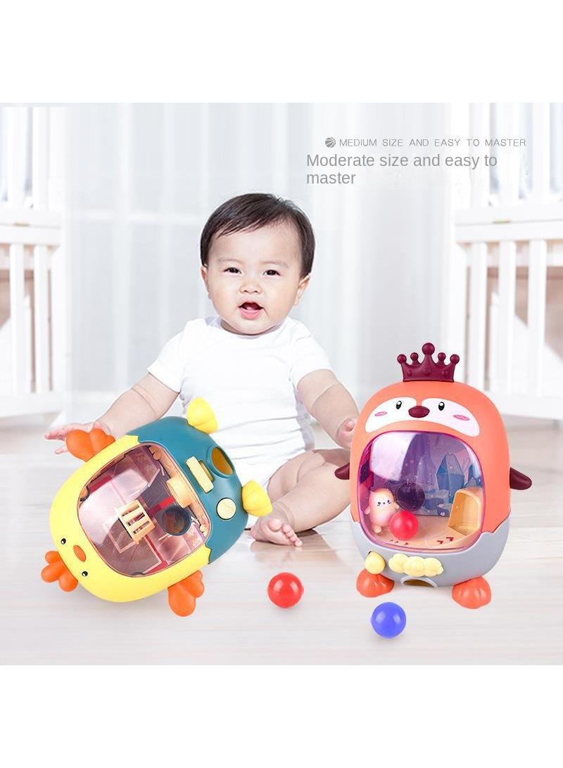 Children's desktop game Mini shooting machine Chicken football machine Parent child interactive puzzle toy yellow
