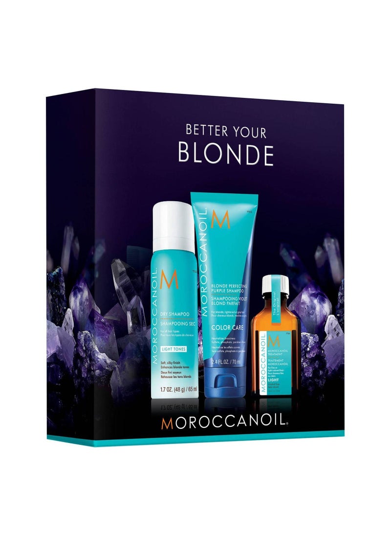 MOROCCANOIL Better Your Blonde Haircare Set