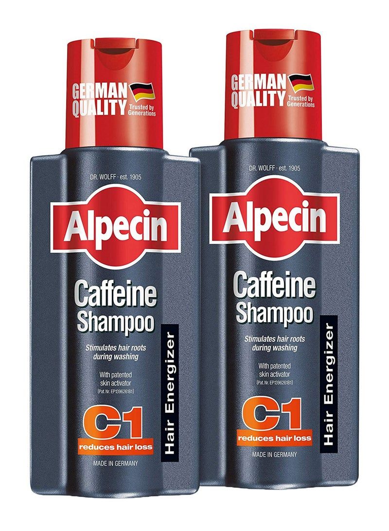 Pack Of 2 Hair Loss Caffeine Shampoo 2 x 250ml