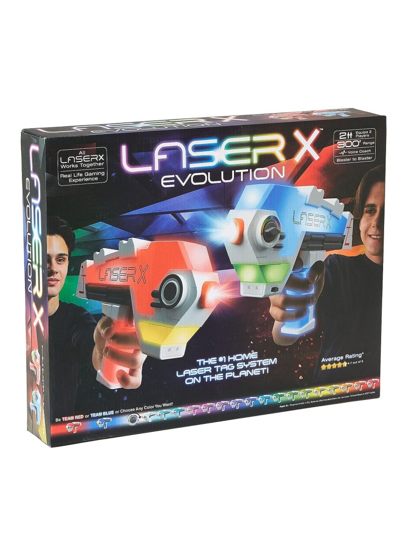 LaserX Evolution Double Blasters Set