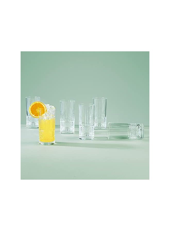 Brillante High Ball Tumbler Set 6Pc 37Cl