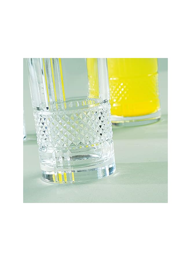 Brillante High Ball Tumbler Set 6Pc 37Cl