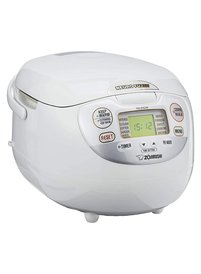 Electronic Rice cooker/ warmer 1.8 ltr Premium white