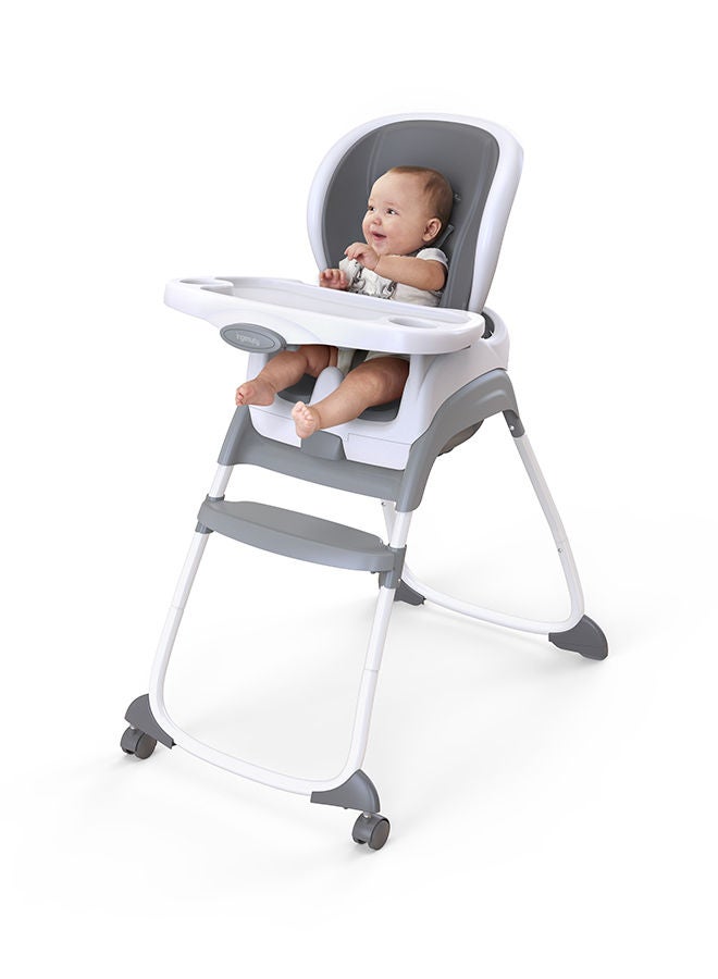 Smartclean Trio High Chair Classic 2-Wheel - Slate