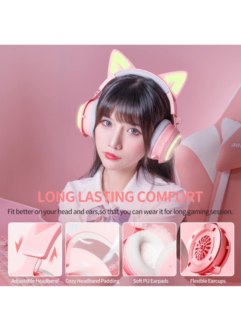 Wireless Gaming Headset 2.4G Gaming Headphones